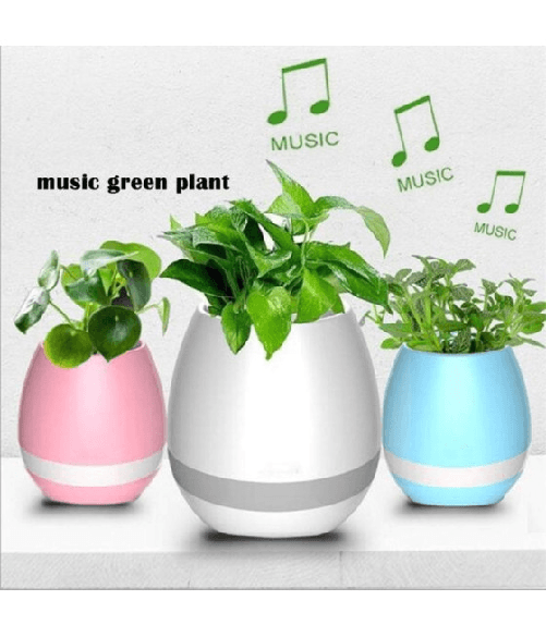 Trade Shop Traesio-altoparlante Cassa Speaker Bluetooth A Forma Di Vaso Pianta Fiori Impermeabile -