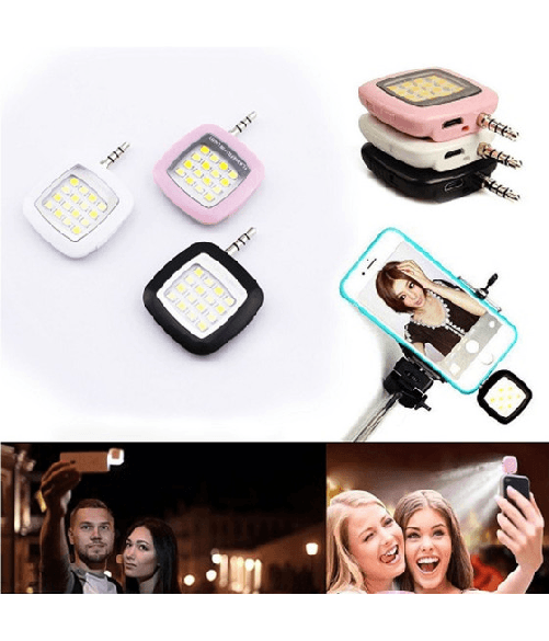 Trade Shop Traesio-flash Portatile 16 Led Light Selfie Luce Fotocamera Android Ios Smartphone -