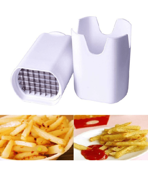 Taglia Affetta Patate A Bastoncino Frizzy Lame Acciaio Cucina Patatine Fritte -