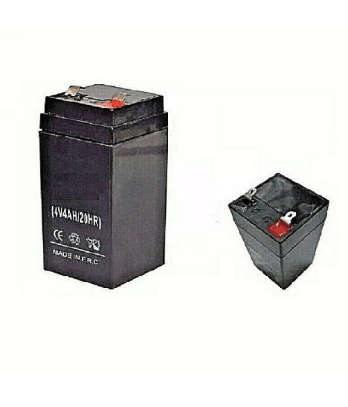 Batteria Ermetica Tampone Ricaricabile 4v 4a Gruppo Continuità Giocattoli -