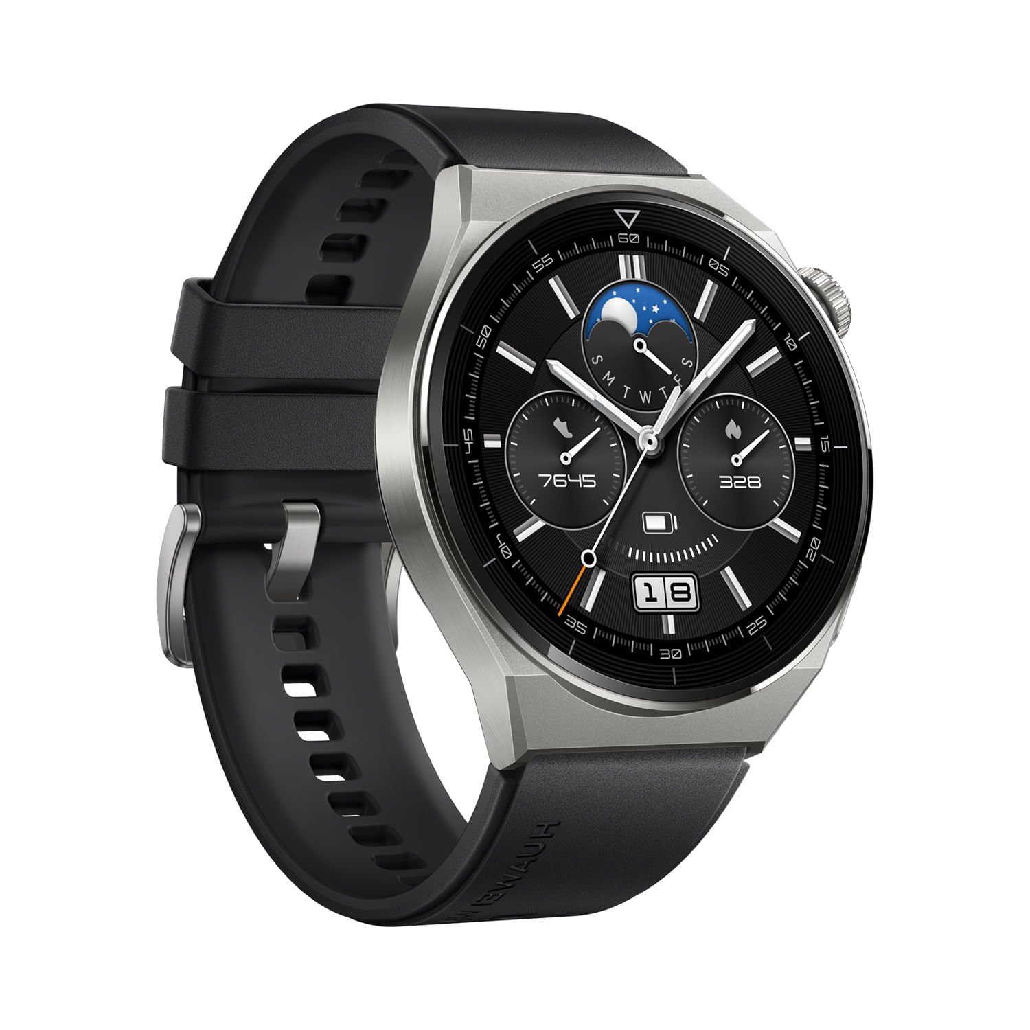 Huawei WATCH GT 3 Pro 3,63 cm (1.43") AMOLED 46 mm Digitale 466 x 466 Pixel Touch screen 4G Titanio GPS (satellitare)