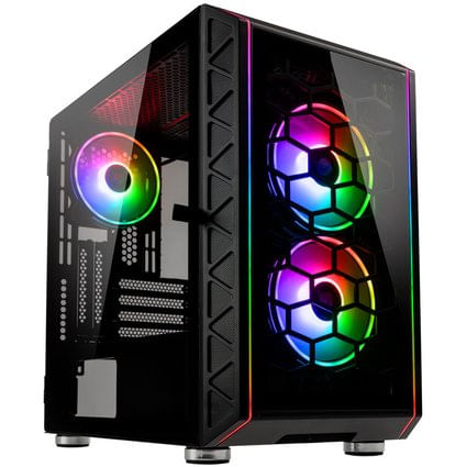 Kolink Citadel Glass SE ARGB Mini Tower Vetro Temperato No-Power minITX-mATX Kolink Citadel Glass SE Micro Tower Nero