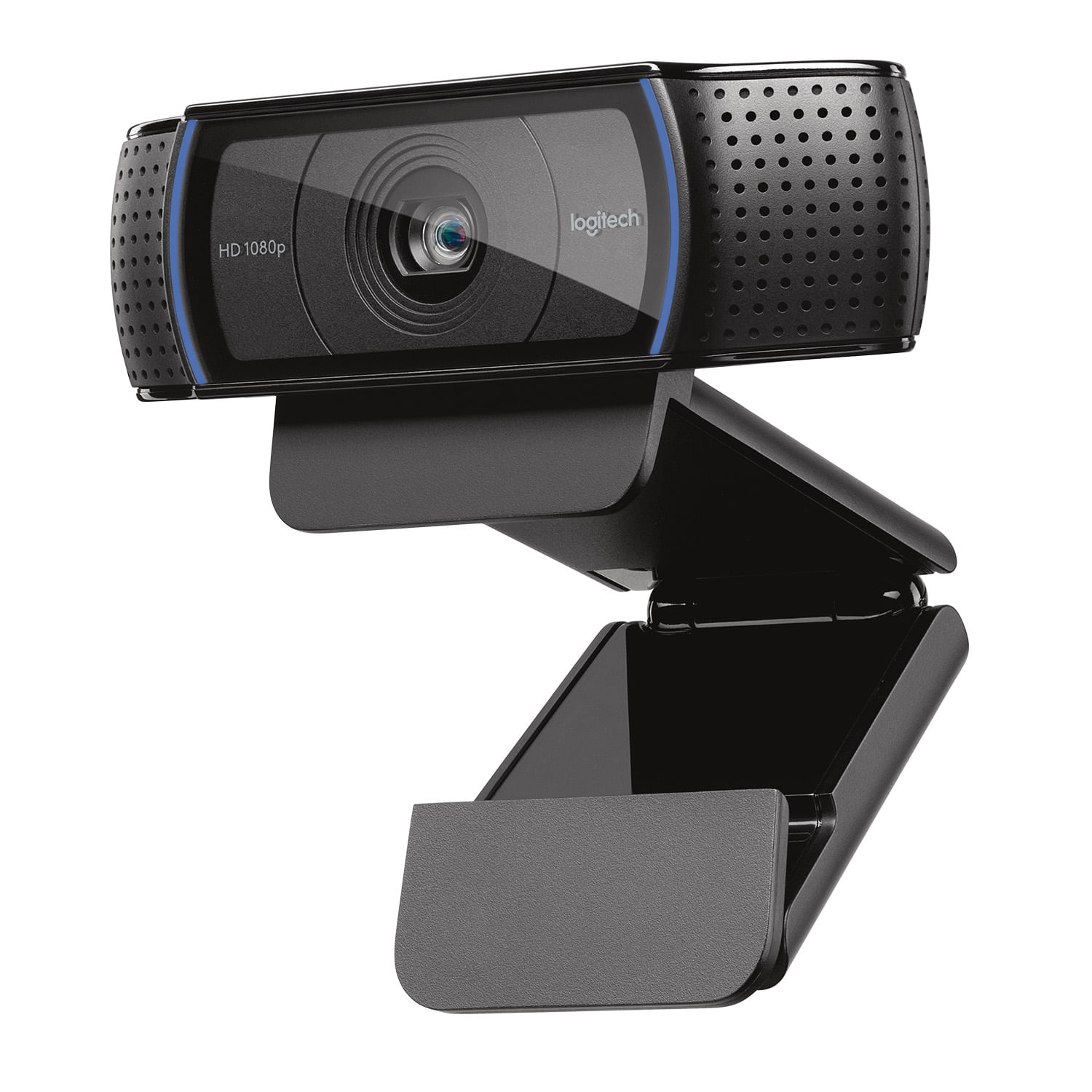 Logitech C920 HD Pro Webcam, Videochiamata Full HD 1080p/30fps, Audio Stereo ‎Chiaro, ‎Correzione Luce HD, Funziona con Skype, Zoom, FaceTime, Hangout