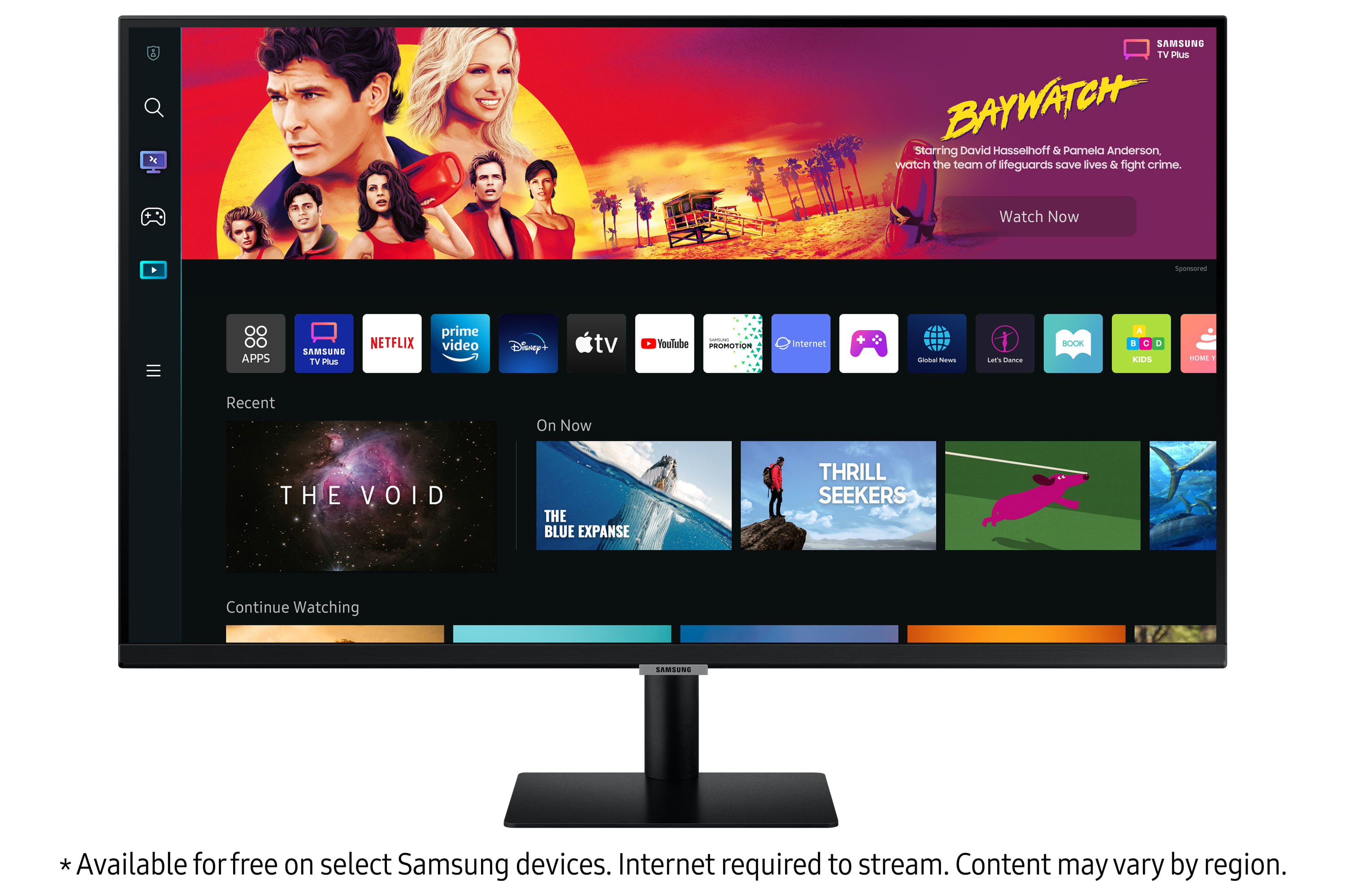 Samsung Smart Monitor M7 (S32BM700), Flat 32', 3840x2160 (UHD 4K), Piattaforma Smart TV, Airplay, Mirroring, Office 365 Samsung Smart Monitor M7 - M70