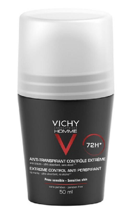 Vichy Homme Deodorante Roll-On Regolazione Intensa 50mL