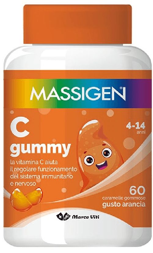 MASSIGEN C GUMMY 60 CARMELLE GOMMOSE 4-14 ANNI