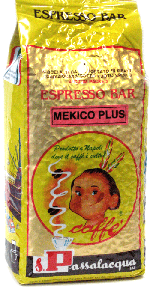 CAFFÈ PASSALACQUA MEXICO PLUS - ESPRESSO BAR - PACCO 3Kg IN GRANI
