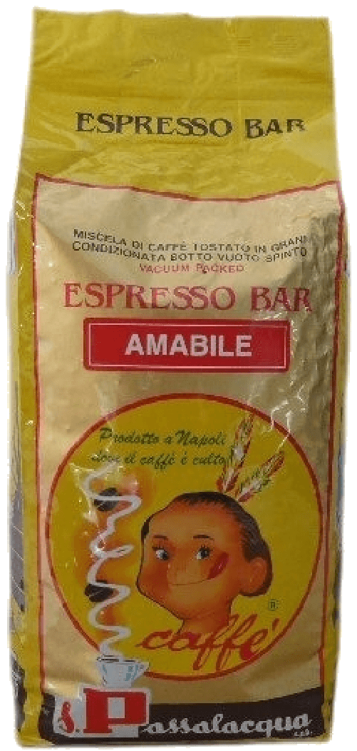 CAFFÈ PASSALACQUA AMABILE - ESPRESSO BAR - PACCO 3Kg IN GRANI