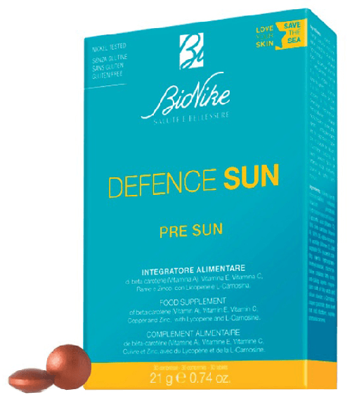 DEFENCE SUN PRE SUN 30 COMPRESSE