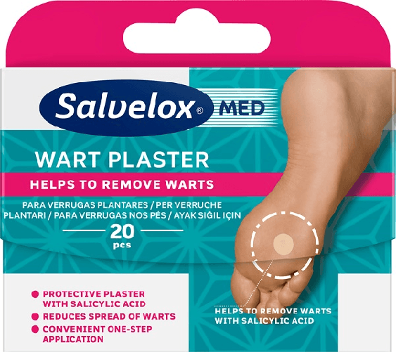 CEROTTO VESCICHE PLANTARI SALVELOX MED WART PLASTER 20 PEZZI