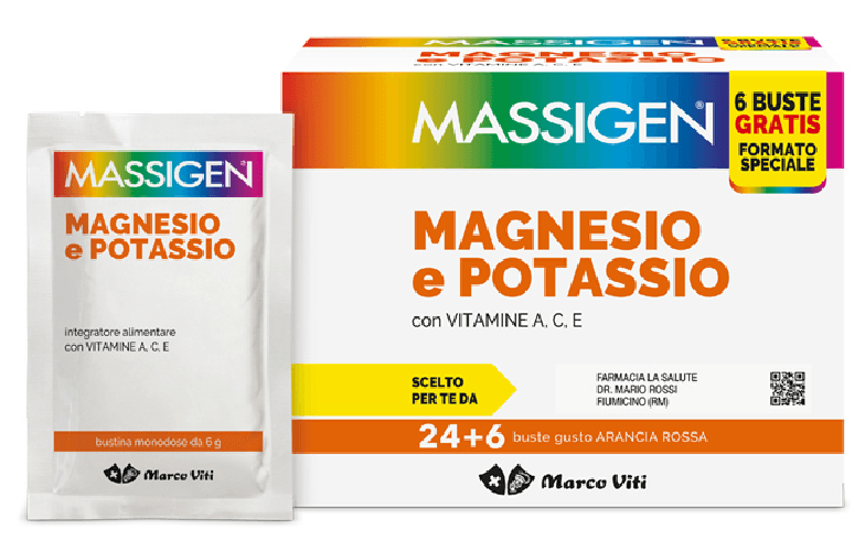 MASSIGEN MAGNESIO E POTASSIO 24 +6 BUSTINE
