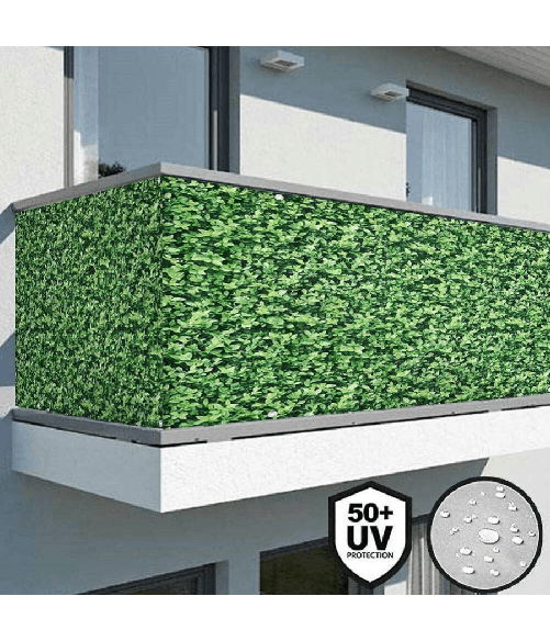 Trade Shop Traesio-telo Copertura Frangivista Frangivento Ringhiera Protezione Vento Balcone Foglie -