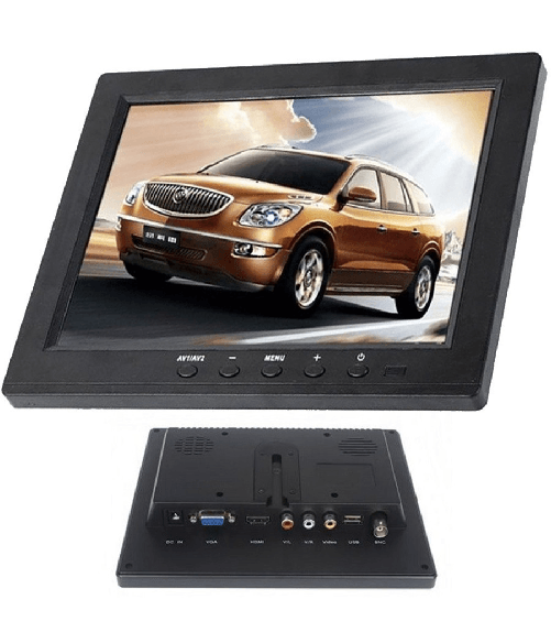 Trade Shop Traesio-tv Televisore Monitor Lcd 8'' Tft Videosorveglianza Vga Bnc Hdmi Usb Telecomando -