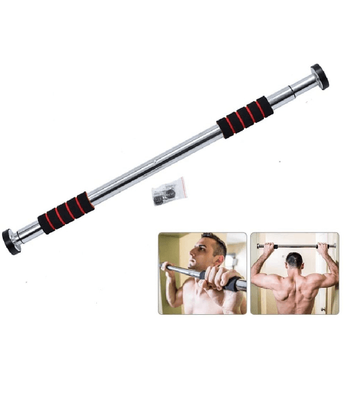 Trade Shop Traesio-barra Per Trazioni Porta Regolabile Fino A 1,5 Mt Palestra Fitness Allenamento -