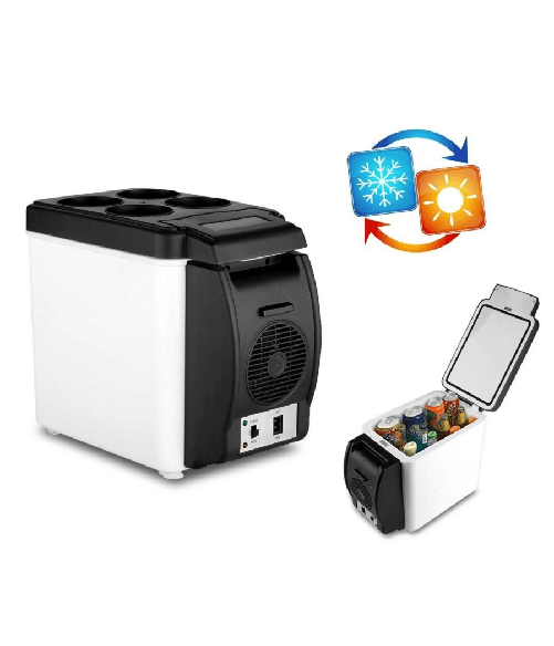 Trade Shop Traesio-mini Frigo Frigorifero 12v Portatile 2 In 1 Caldo Freddo Cooler/warmer 6 Litri -