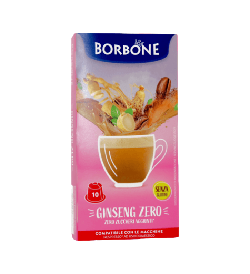 Borbone Capsule Compatibile Nespresso Ginseng Zero 10 Pezzi