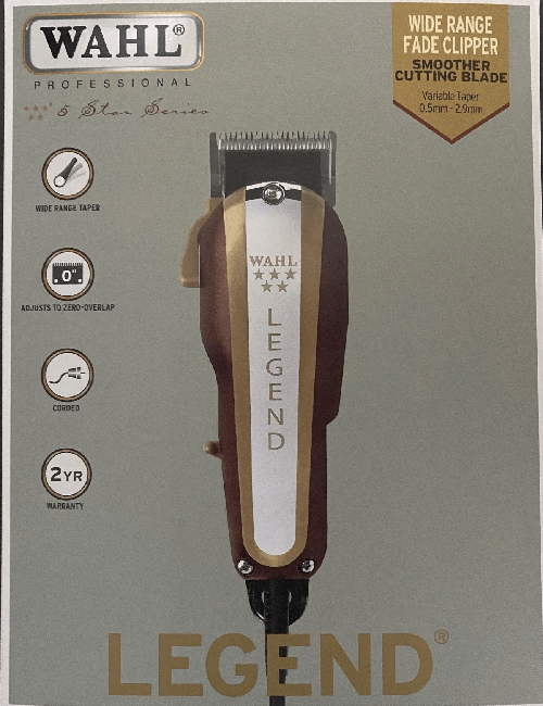 Wahl TOSATRICE WAHL LEGEND 5 STAR SERIES OMAGGIO MANTELLA PANASONIC Wahl Legend Oro, Rosso, Acciaio inox