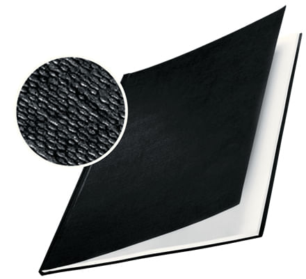 Ldc Tech Copertine rigide Leitz Impressbind - 70 mm - Struttura in lino - Rilegatura di alta qualità - Nera Esselte impressBIND A4 Cartoncino, Lino Ne