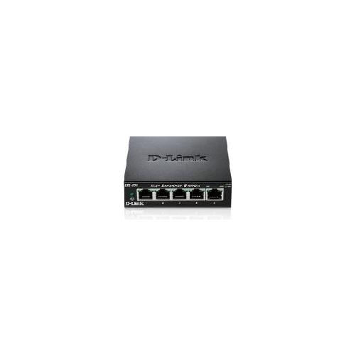 D-Link DES-105 switch di rete Non gestito Nero