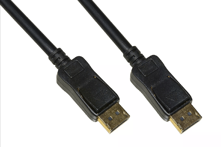 Link cavo displayport 1.4 ultra hd 8k maschio-maschio contatti dorati mt 5