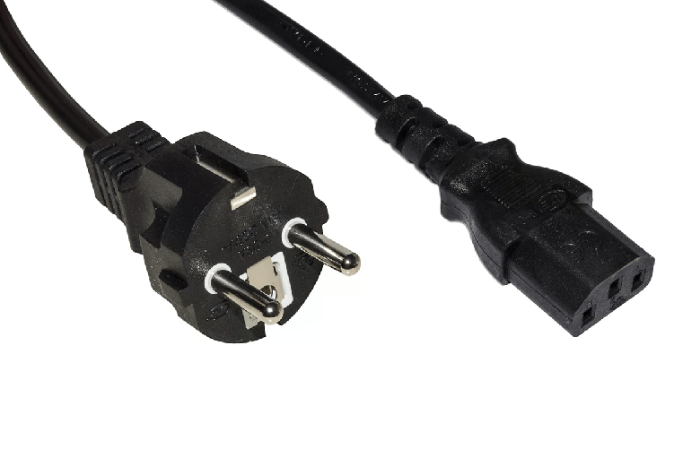 Link cavo alimentazione schuko - presa iec c13 dritta mt.1.2