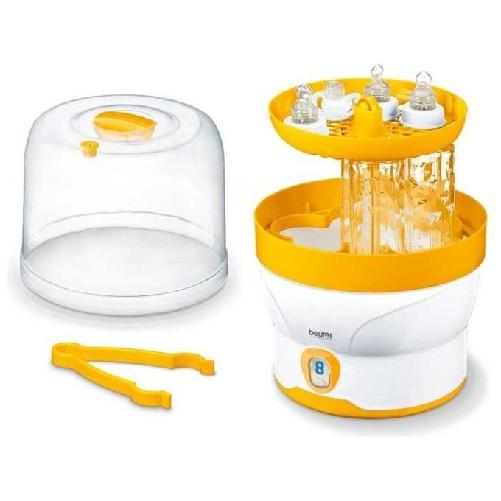 Beurer 953.08 BY 76 Sterilizzatore Digitale a Vapore, Arancione