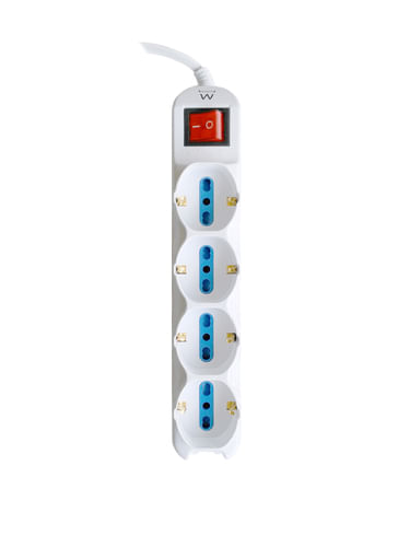Ewent EW3929 prolunghe e multiple 1,5 m 16 presa(e) AC Interno Bianco