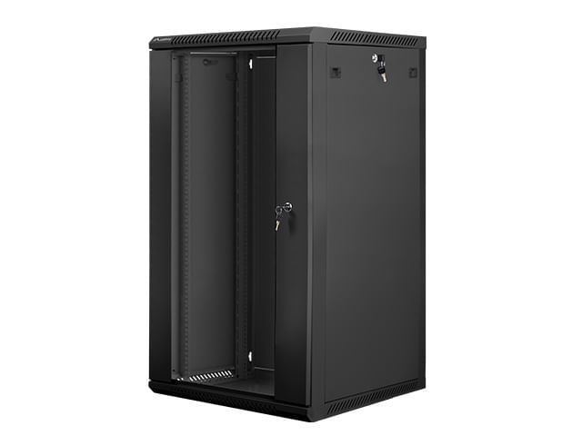 Lanberg WF01-6622-10B rack 22U Da parete Nero