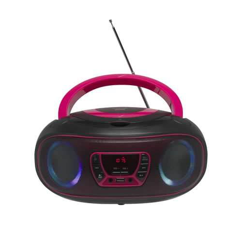 Denver TCL-212BT PINK Lettore CD portatile Nero, Rosa