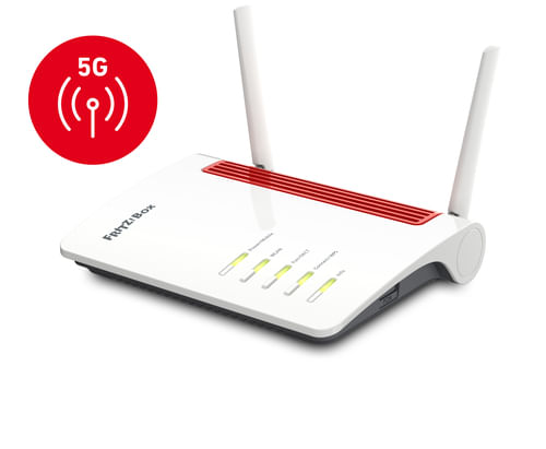 Avm FRITZ!Box 6850 5G router wireless Gigabit Ethernet Dual-band (2.4 GHz/5 GHz) Nero, Rosso, Bianco FRITZ!Box 6850 5G router wireless Gigabit Etherne