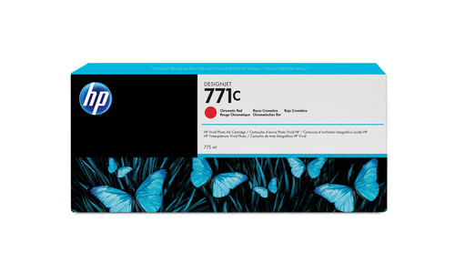 HP Cartuccia inchiostro rosso cromatico DesignJet 771C, 775 ml