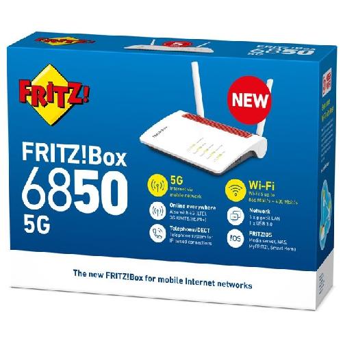 Avm FRITZ!Box 6850 5G Router Wireless Dual-Band