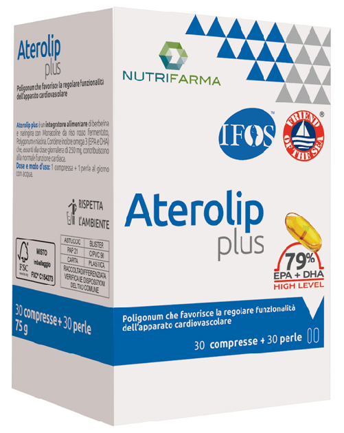 ATEROLIP PLUS 79% 30 COMPRESSE + 30 PERLE