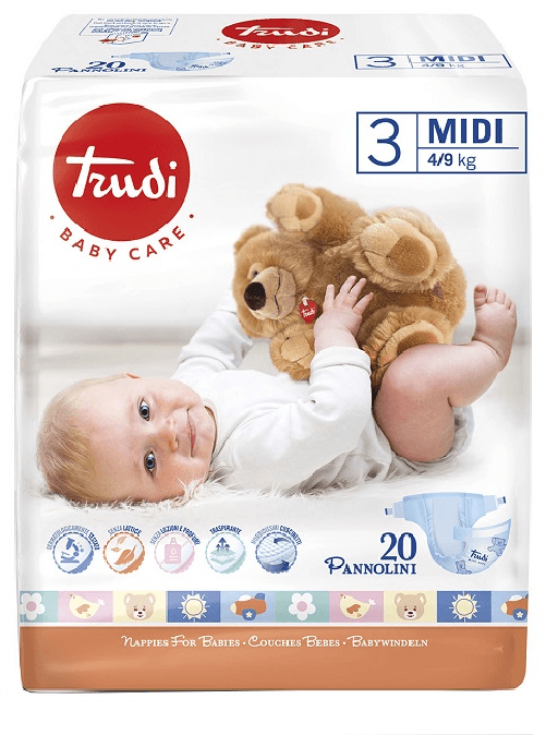 Trudi Baby Care Pannolini Midi 4-9kg