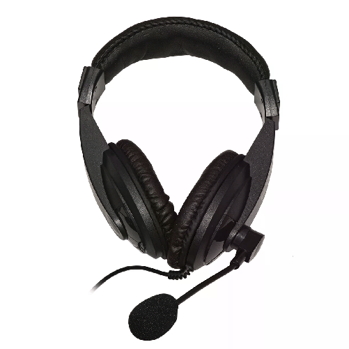 Link Cuffia Audio con Microfono Orientabile Connettore 1x3.5mm