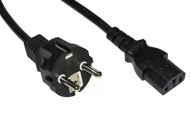 Link cavo alimentazione schuko - presa iec c13 dritta mt. 3