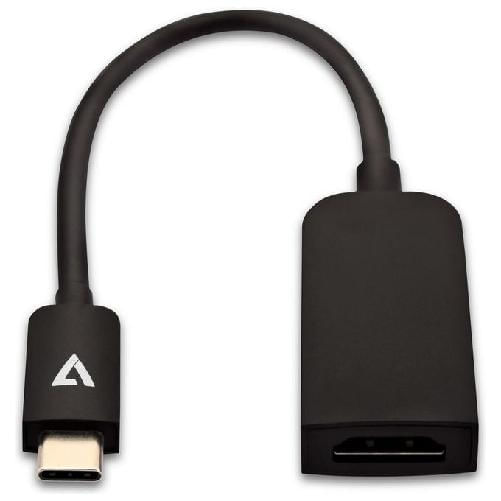 V7 Adattatore USB-C (m) a HDMI (f) nero sottile