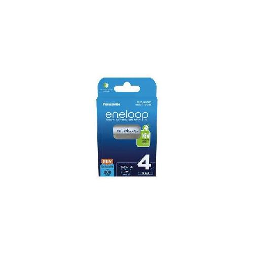 Batterie Panasonic NiMH Micro AAA HR03 1.2V/800mAh Eneloop Blister (confezione da 4)