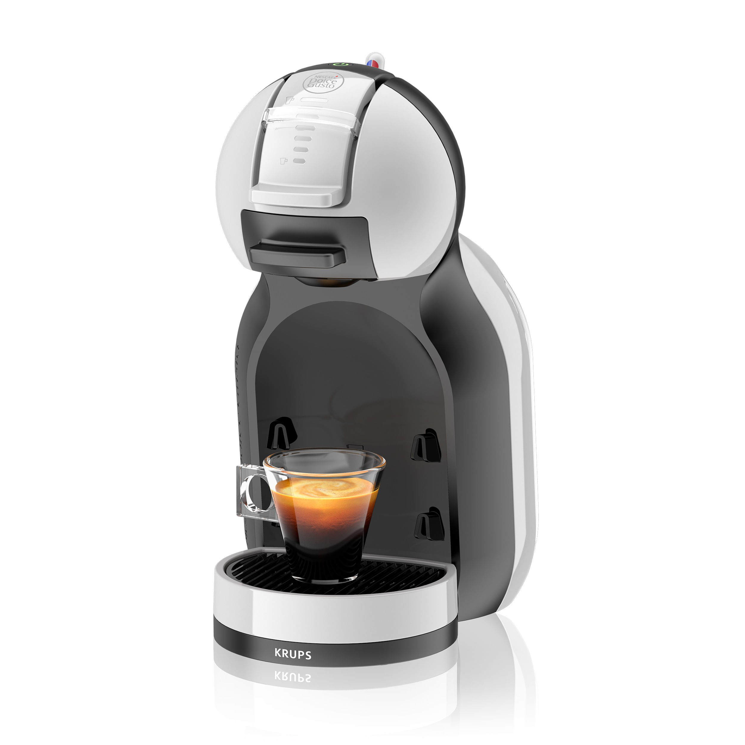 KRUPS KP123B Mini Me Macchina Espresso Automatica Nescafe Dolcegusto in Grigio Artico e Nero per Bevande Diversificate Krups Mini Me KP123 KP123