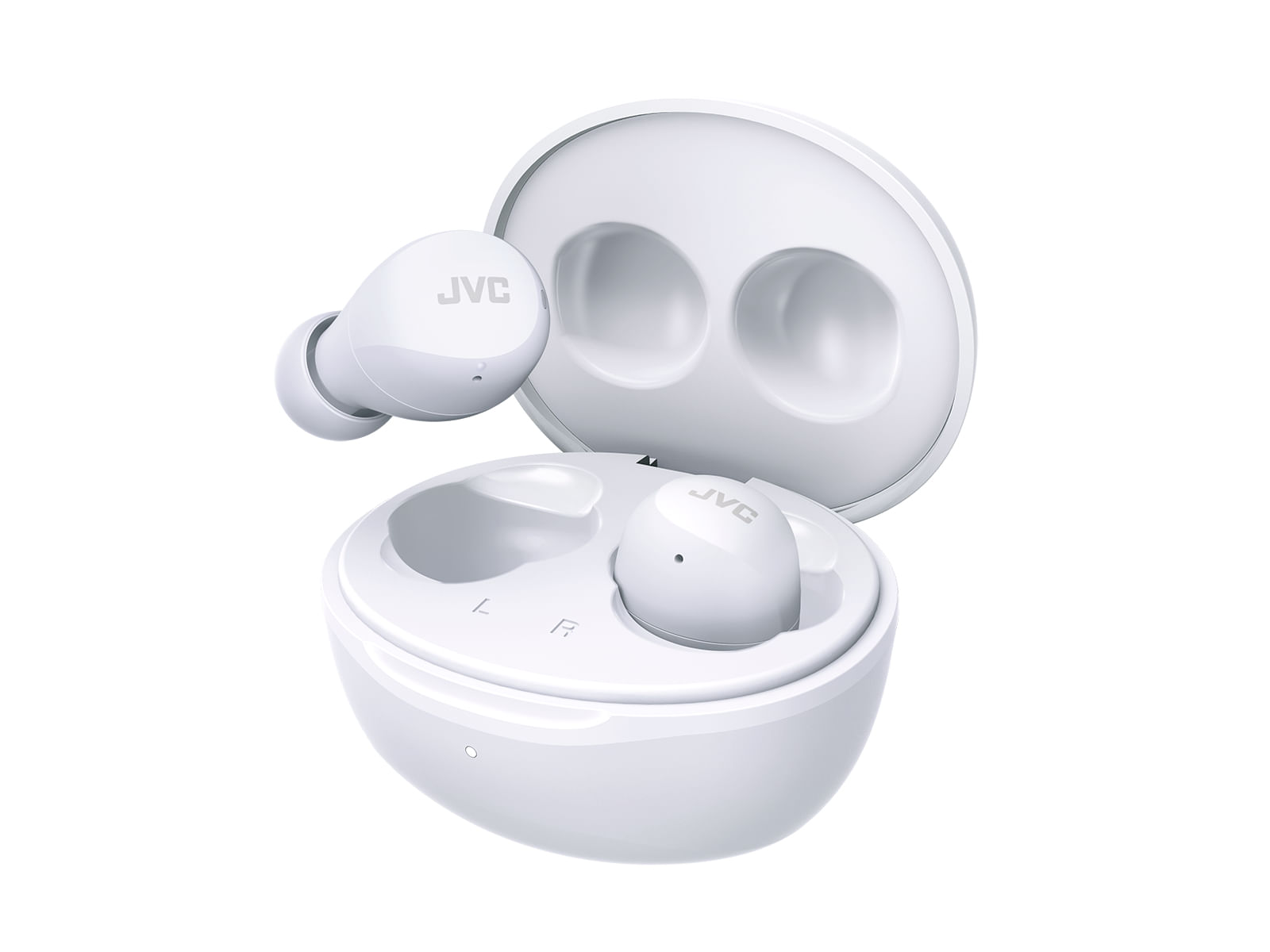 JVC HA-A6T Auricolare True Wireless Stereo (TWS) In-ear Musica e Chiamate Bluetooth Bianco JVC HA-A6T Gumy Mini True Wireless Bluetooth Bianco