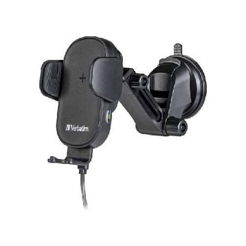 Verbatim FWC-01 Supporto attivo Telefono cellulare/smartphone Nero (Verbatim FWC-01 Qi Fast Wireless Car Charger) Verbatim FWC-01 Supporto attivo Tele