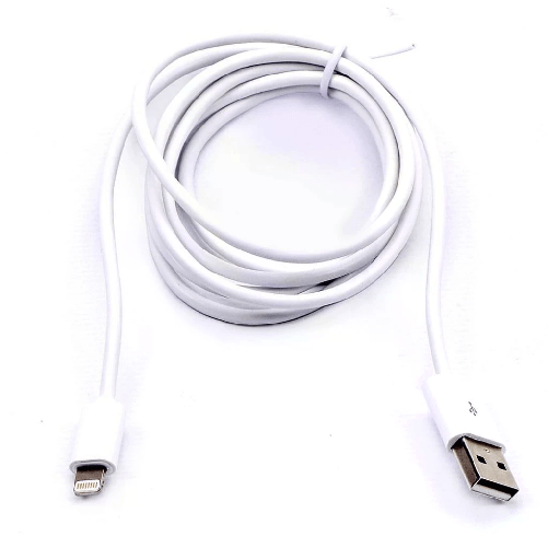 V-TAC Cavo da Lightning (iPhone) a USB-A 1.5m Ricarica Rapida 2.4A con Licenza MFI Colore Bianco