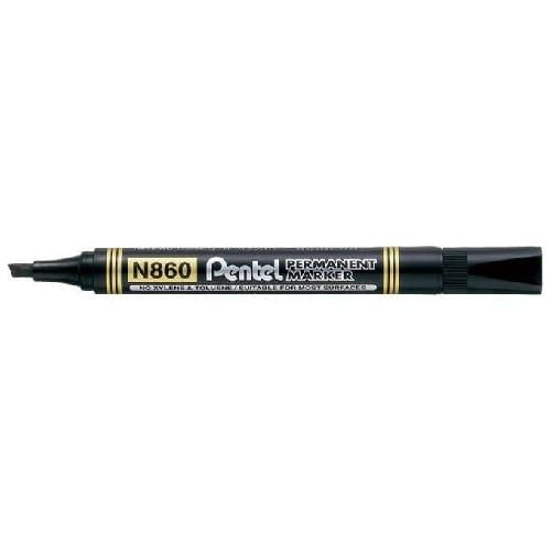 Pentel N860 marcatore permanente Nero 12 pezzo(i)