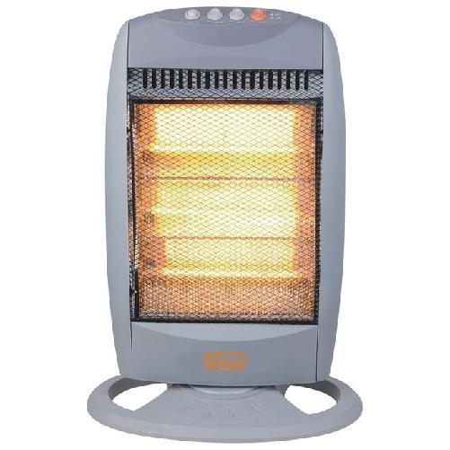 Vinco 70104 stufetta elettrica Interno Grigio 1200 W Riscaldatore di ambienti elettrico alogeno