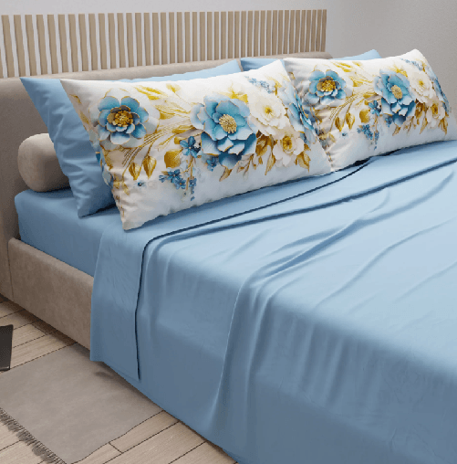 LENZUOLA MATRIMONIALE FLOWER CERAMIC