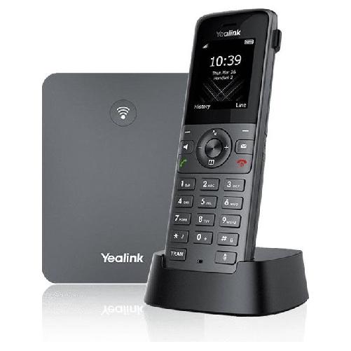Yealink Telefono Cordless Dect Ip 8 Account Voip 8 Chiamate Display A Colori 35 Ore In Chiamate Yealink W73P telefono IP Grigio TFT