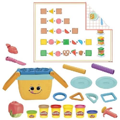 Hasbro Play-Doh Il Mio Primo Picnic delle Forme, giocattoli per eta' prescolare