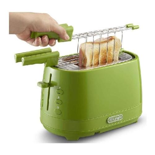 DeLonghi CTLAP2203.GR tostapane 2 fetta/e Verde 550 W De’Longhi CTLAP2203.GR 2 fetta/e 550 W Verde
