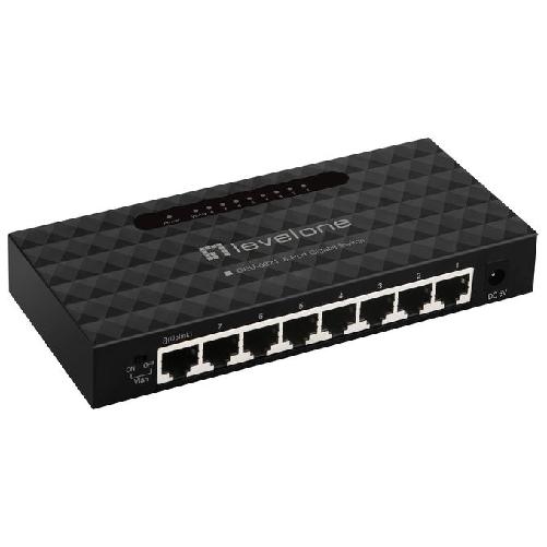 Level One LevelOne GEU-0821 switch di rete Gestito Gigabit Ethernet (10/100/1000) LevelOne GEU-0821 switch di rete Gestito Gigabit Ethernet (10/100/10