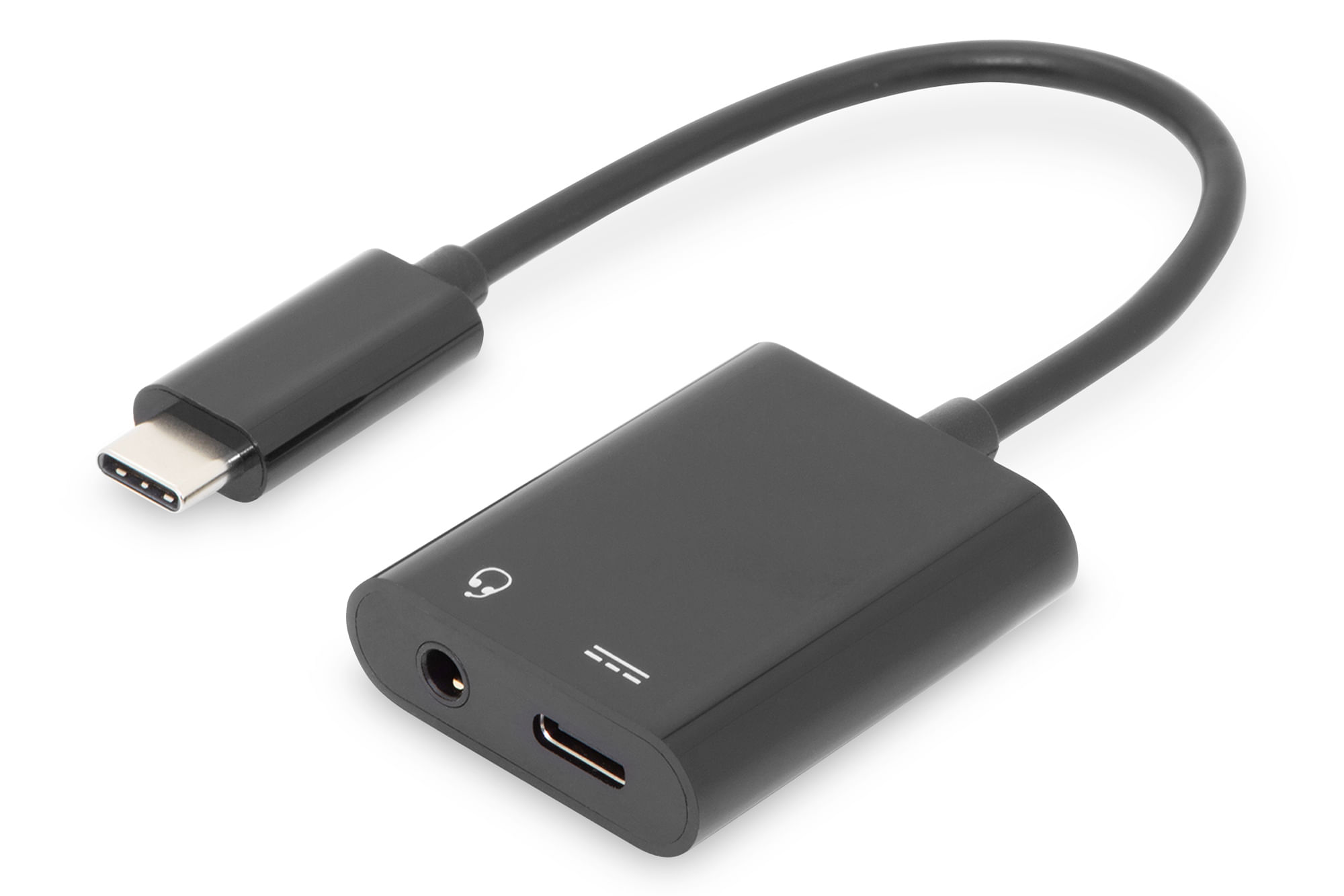 Assmann Digitus Adattatore / convertitore USB Type-C, da Type-C a USB Type-C + jack da 3,5 mm Digitus Adattatore / convertitore USB Type-C, da Type-C